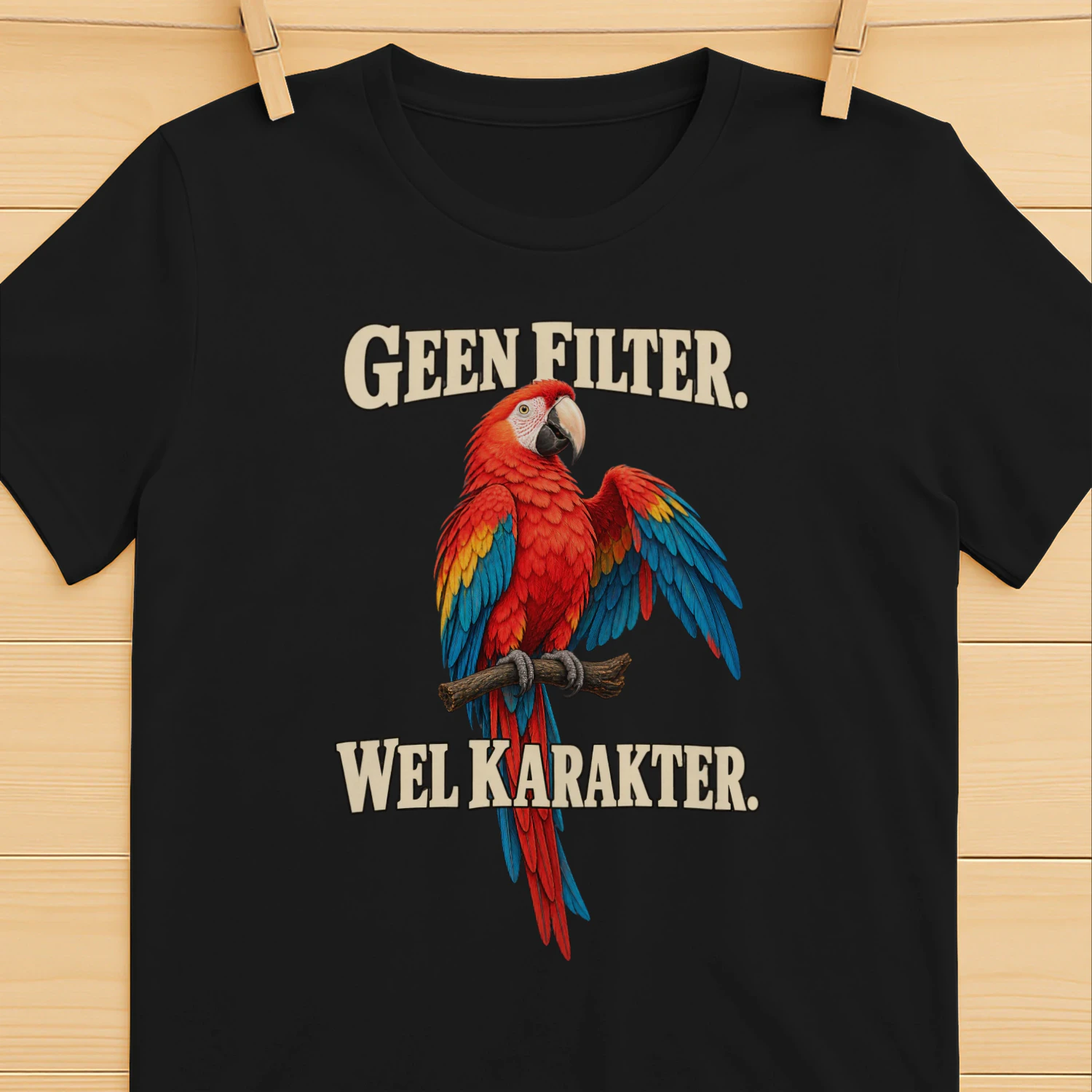 GEEN FILTER. WEL KARAKTER.