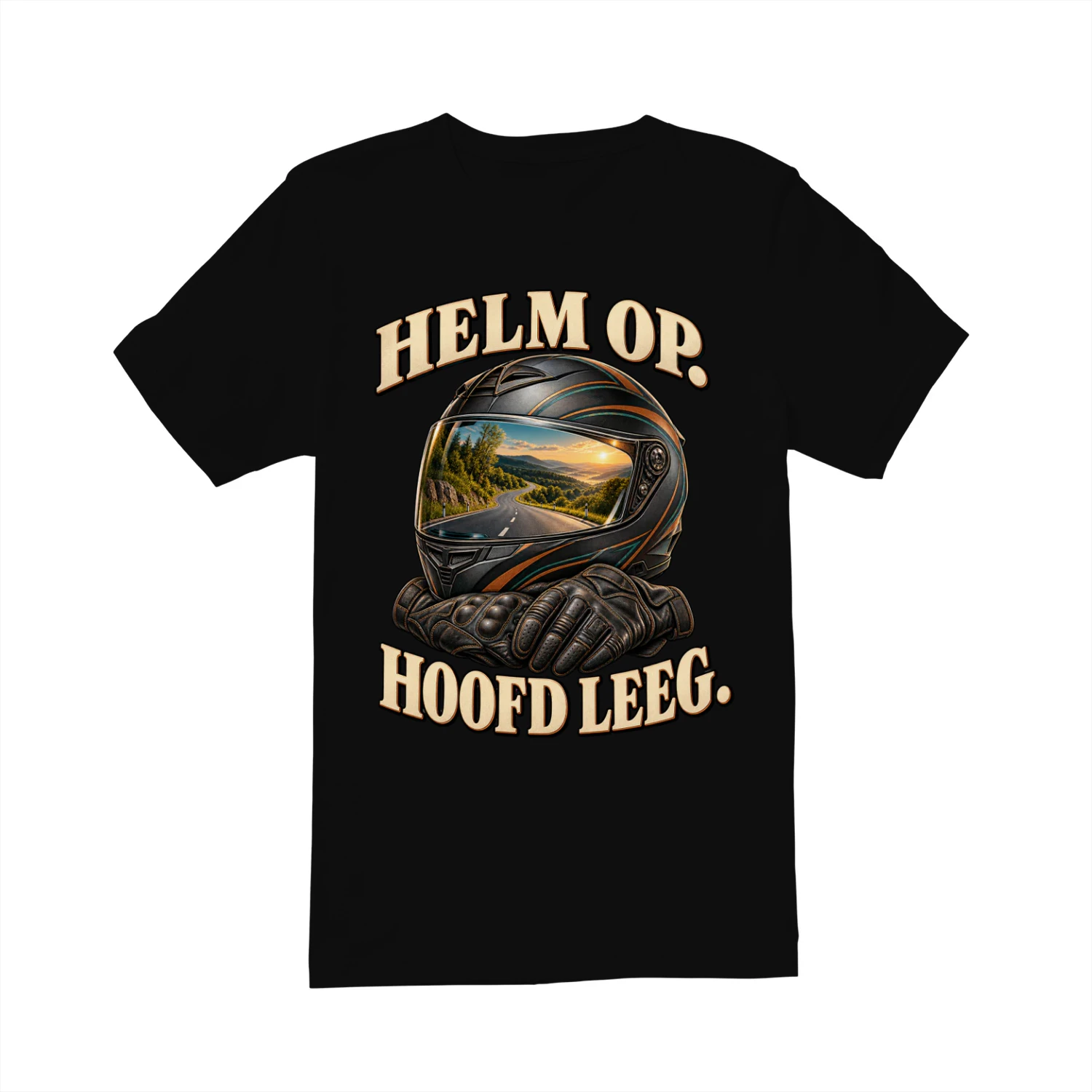 HELM OP. HOOFD LEEG.