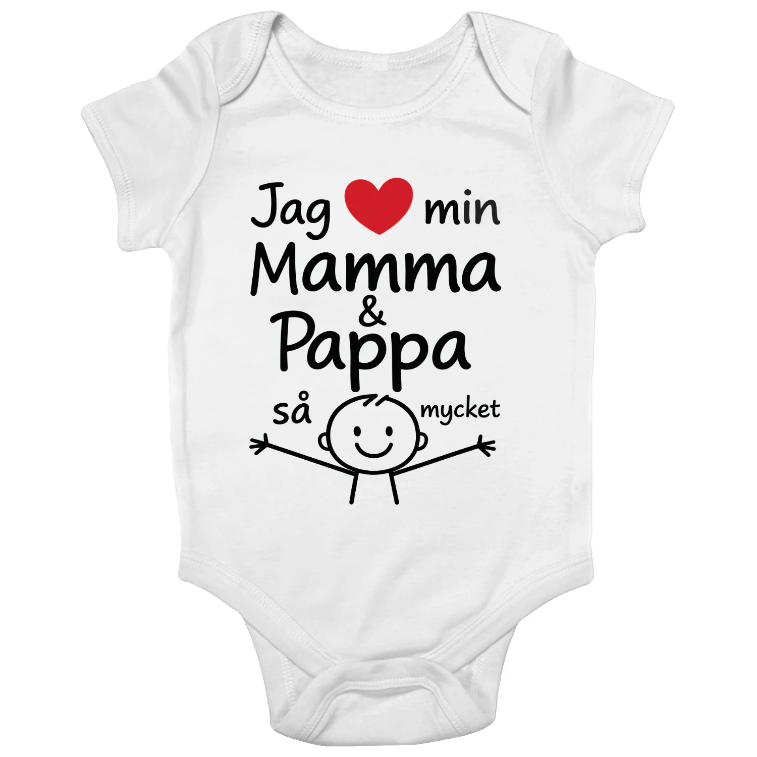Jag ❤️ Mamma & Pappa — Babybody