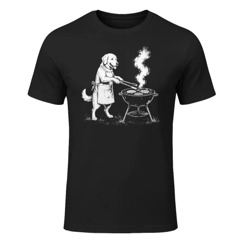 dog grilling