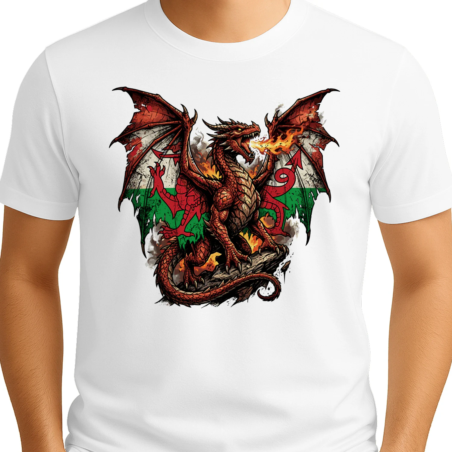 The Fierce Red Dragon