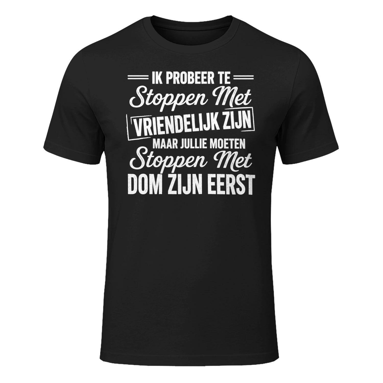 Stop met dom zijn