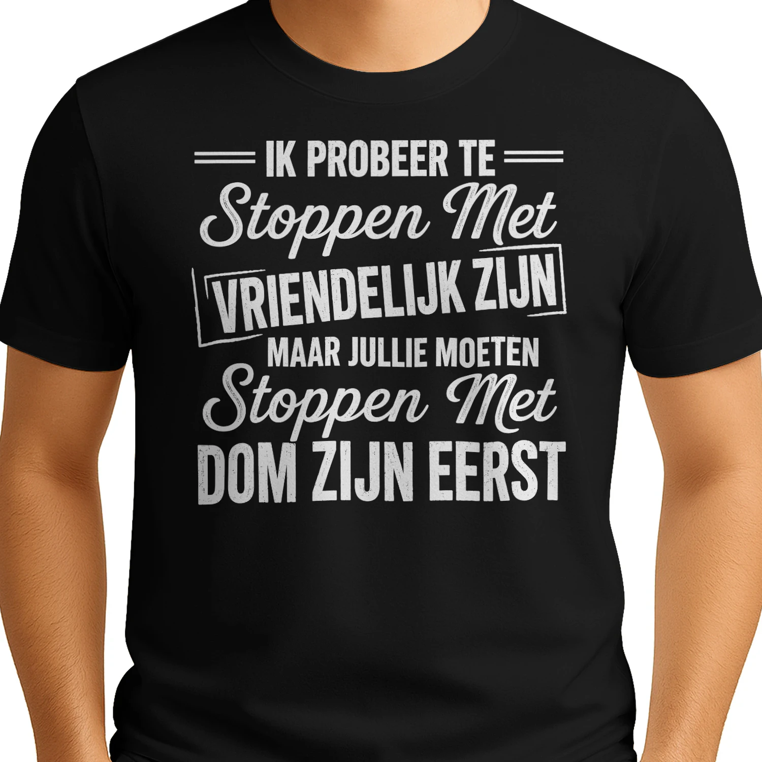 Stop met dom zijn