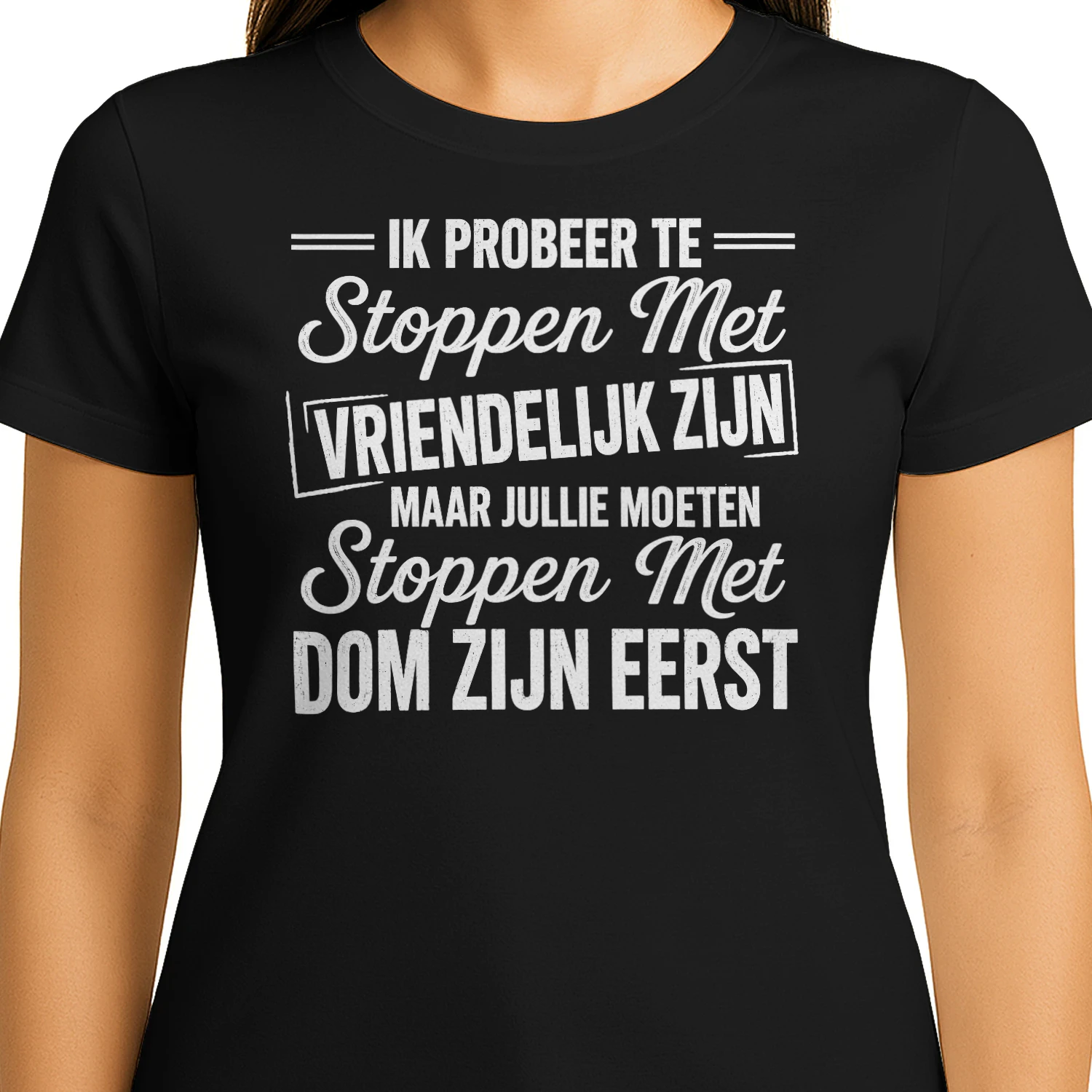 Stop met dom zijn