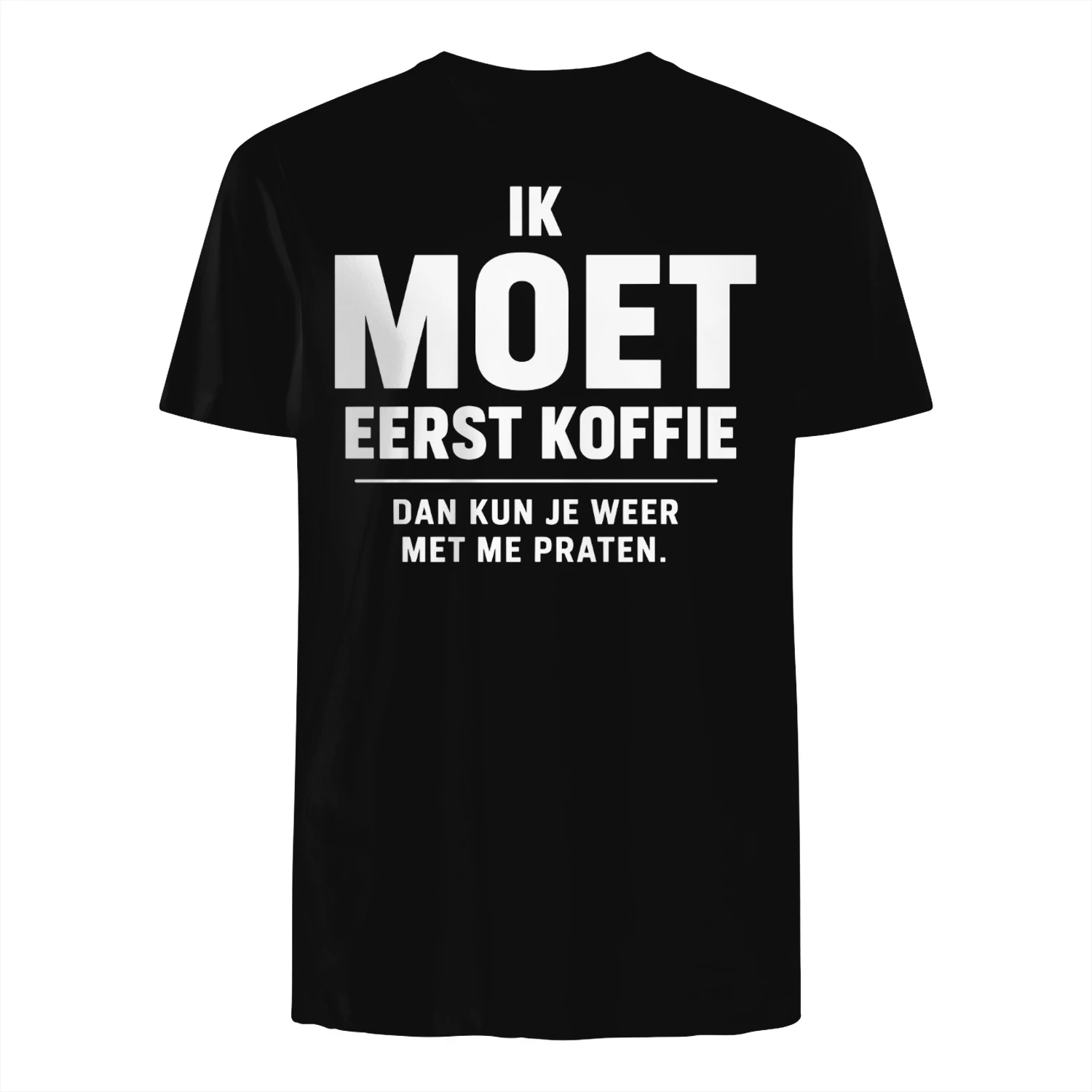Eerst een bakkie, daarna ben ik pas weer aanspreekbaar.