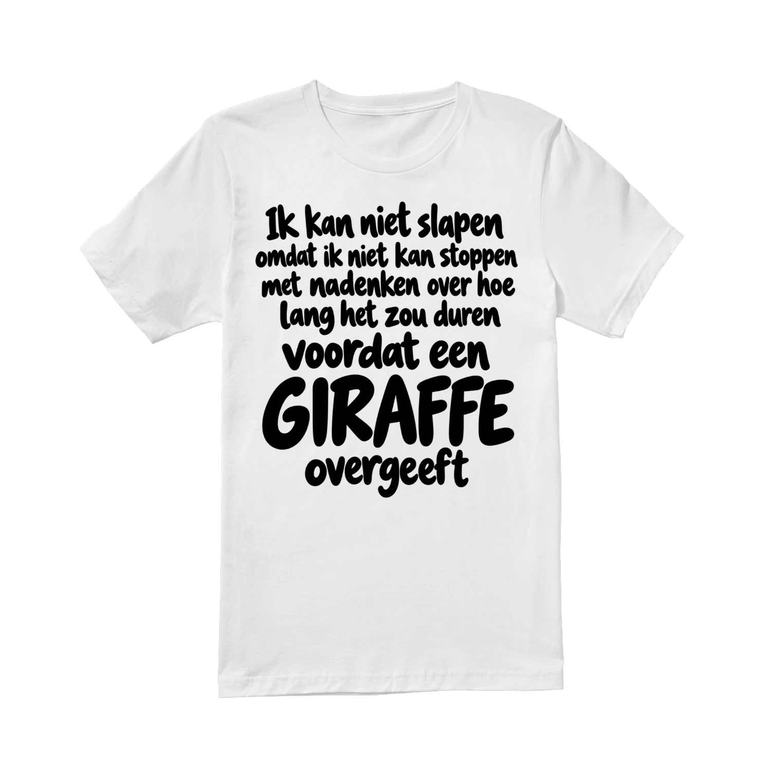 voordat een GIRAFFE overgeeft