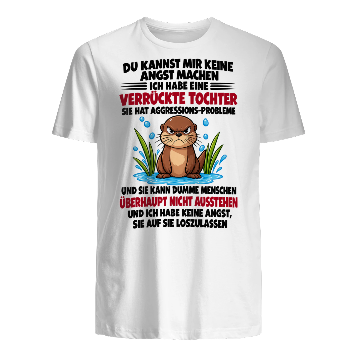 Verrückte Tochter Shirt – Lustiges Geschenk für Eltern.