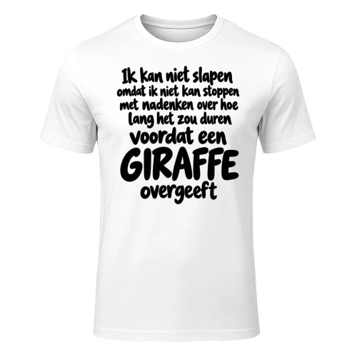 Hand-Lettered Giraffe