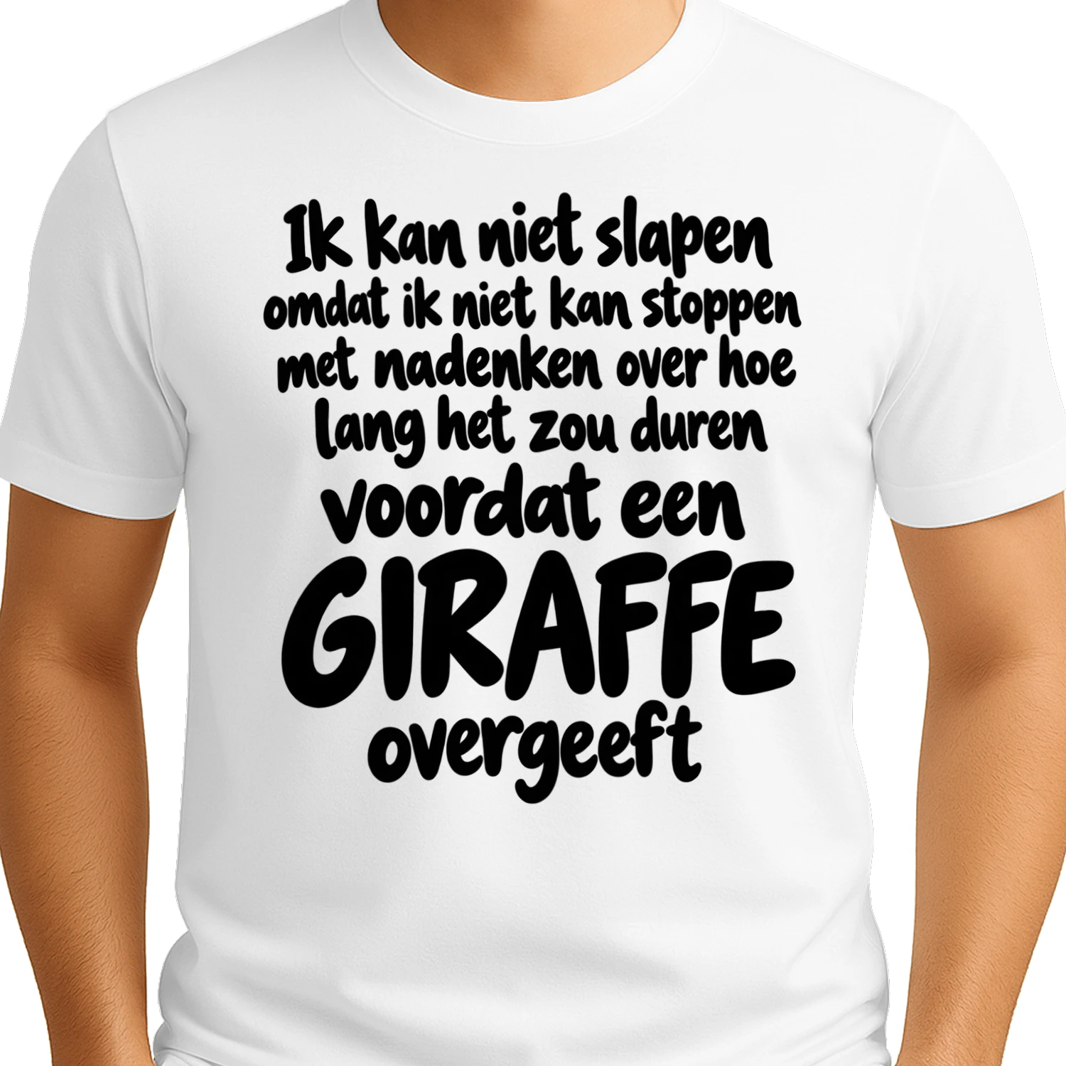 voordat een GIRAFFE overgeeft