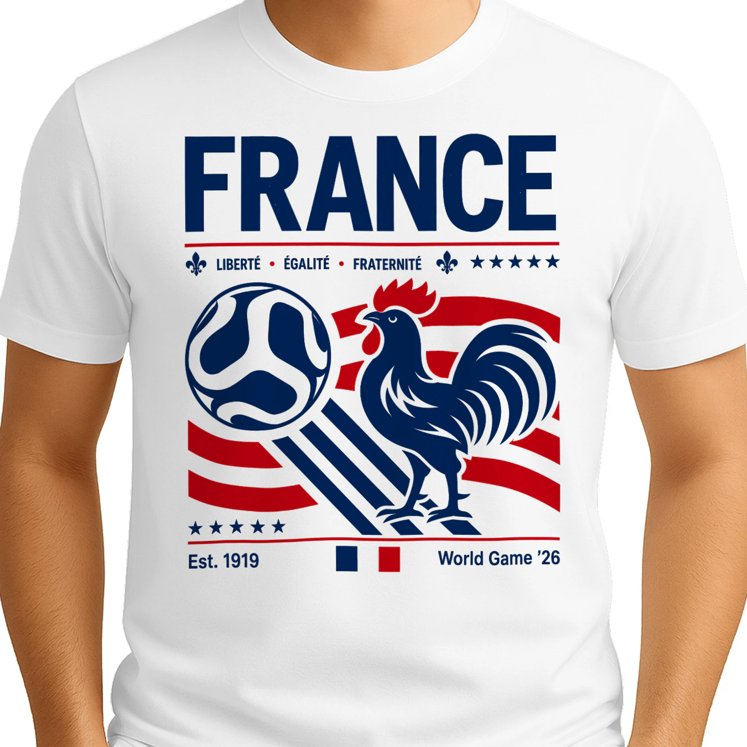 French Football Fan Shirt, World Game 2026