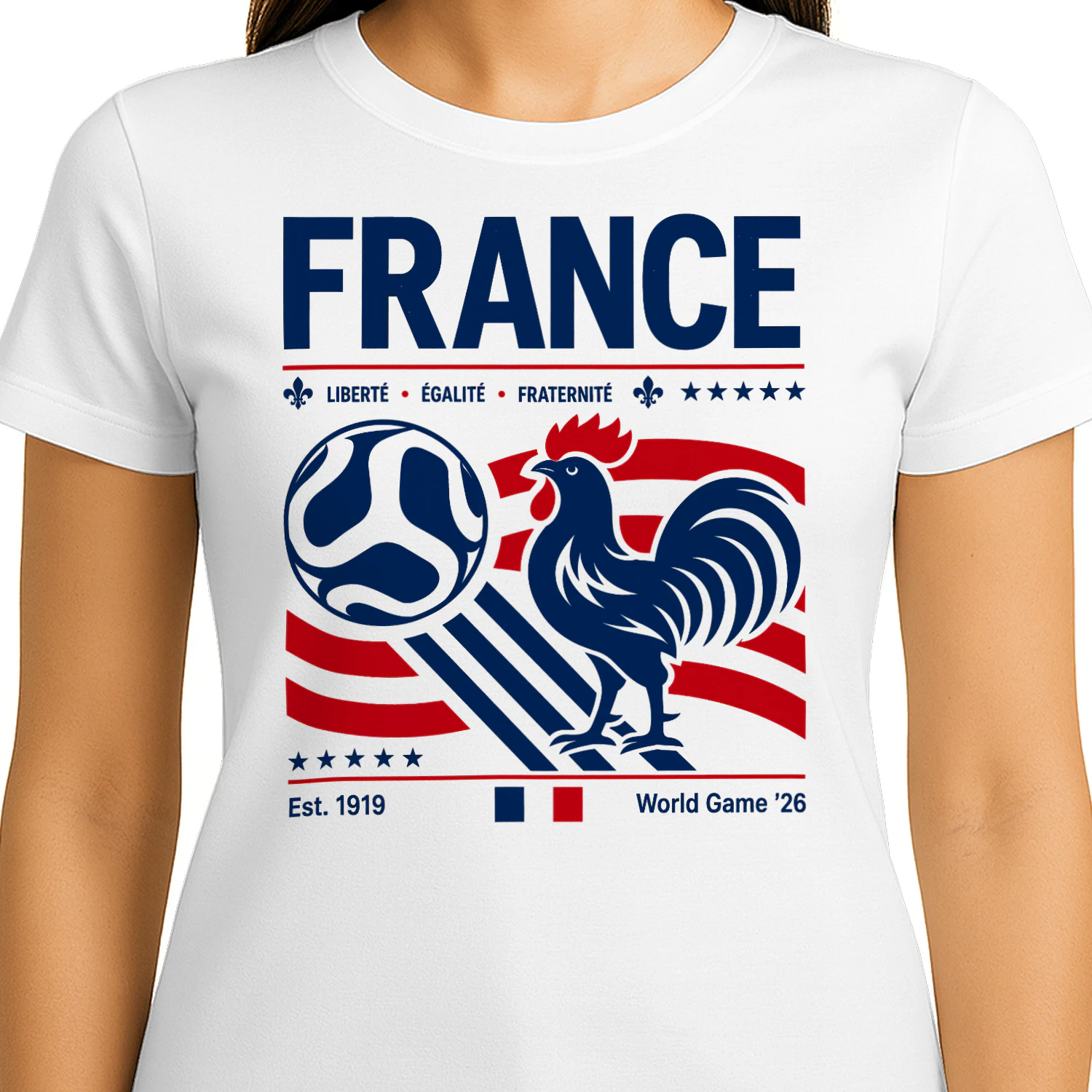 French Football Fan Shirt, World Game 2026