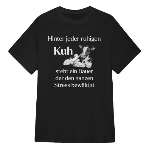 Hinter jeder ruhigen Kuh steht ein Bauer, der den ganzen Stress bewältigt