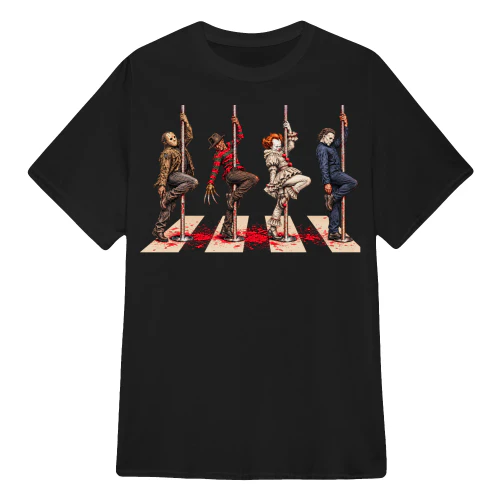 Horror Characters Pole Dancing