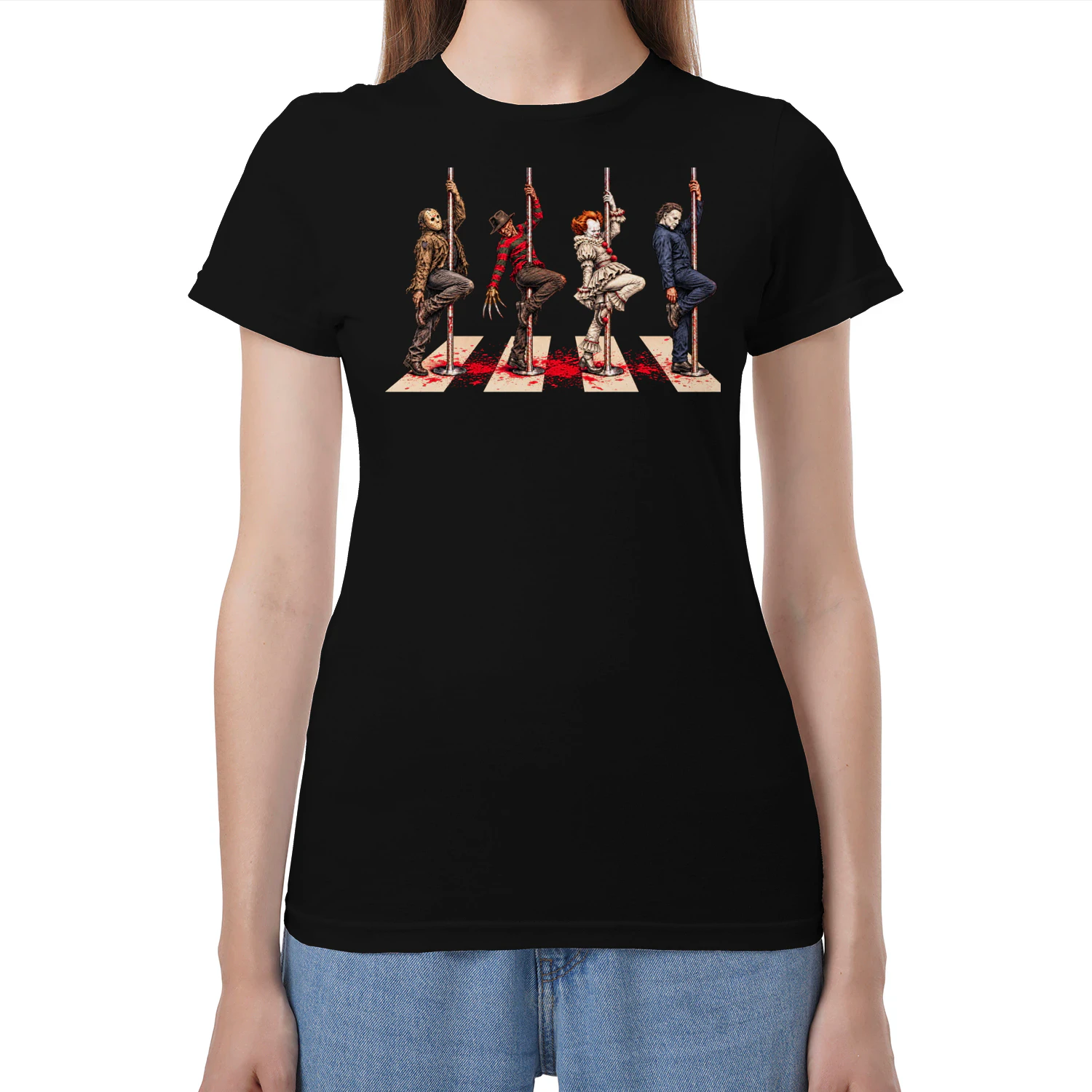 Horror Characters Pole Dancing