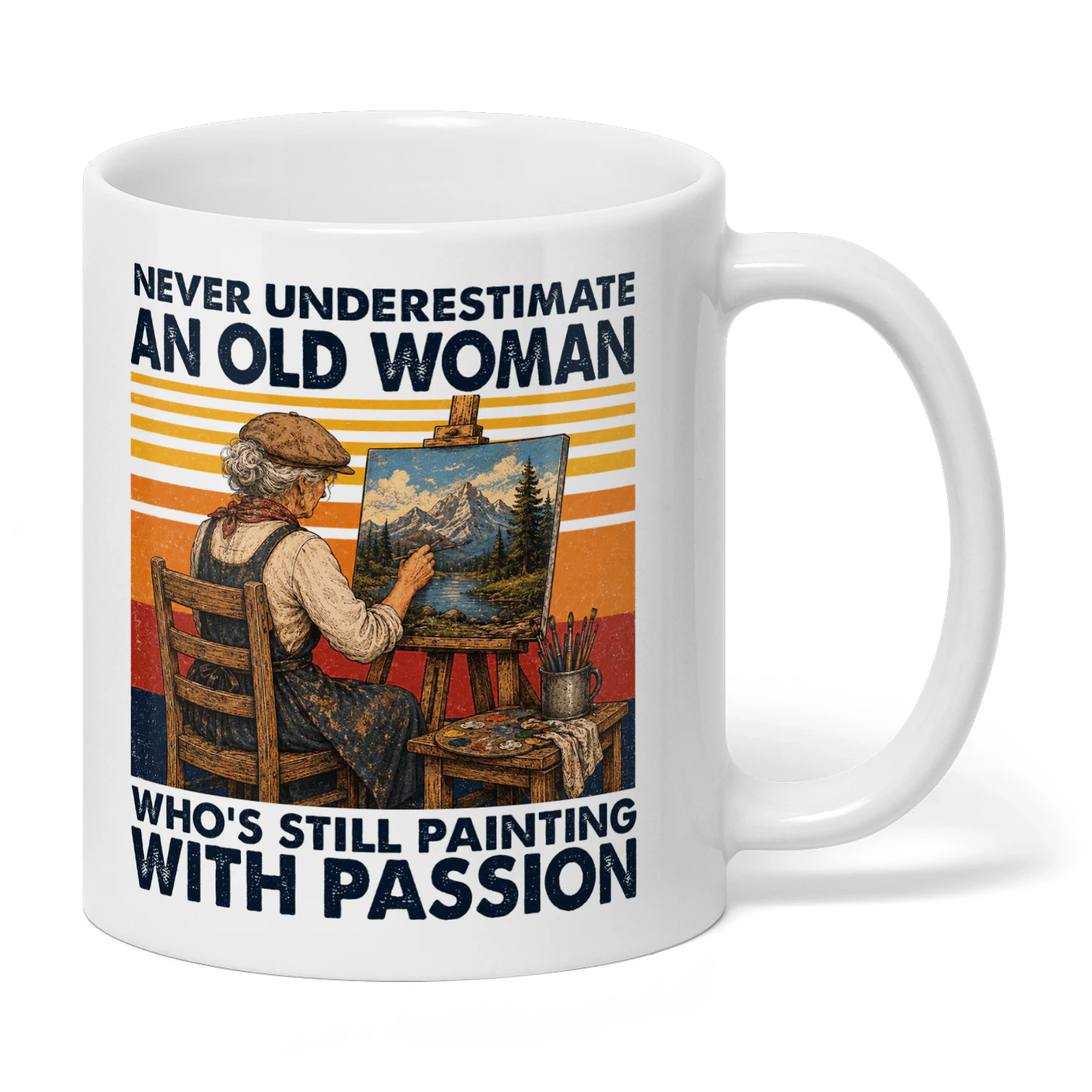 TEU1463 Woman Painting