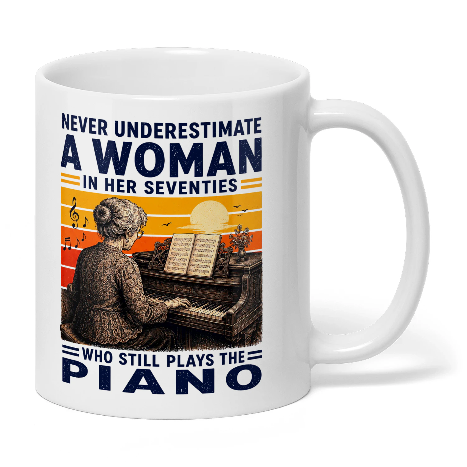 TEU1580 Woman Piano