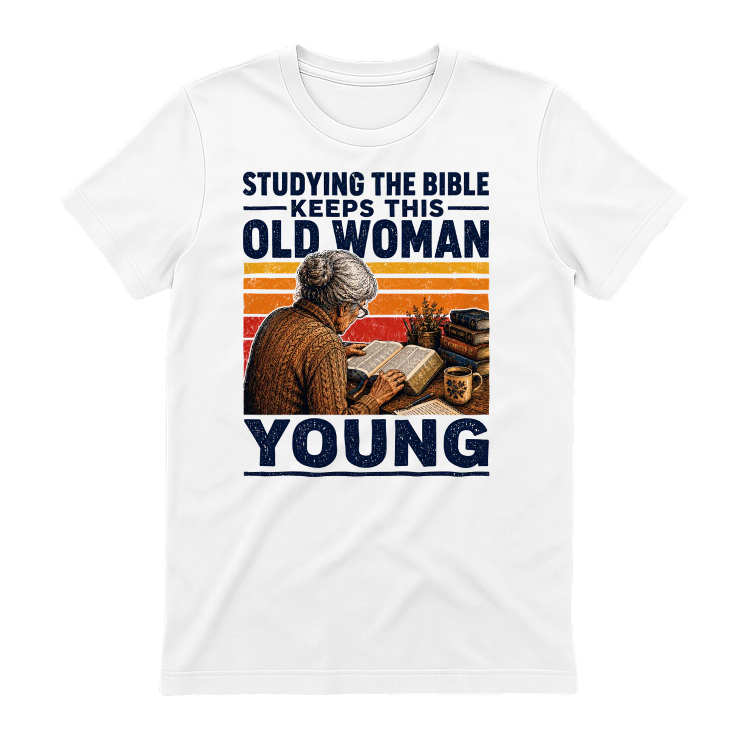 TEU0698 The Bible Old Woman Young