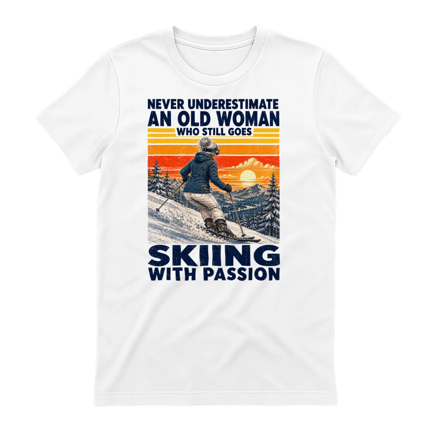 TEU1087 Woman Skiing