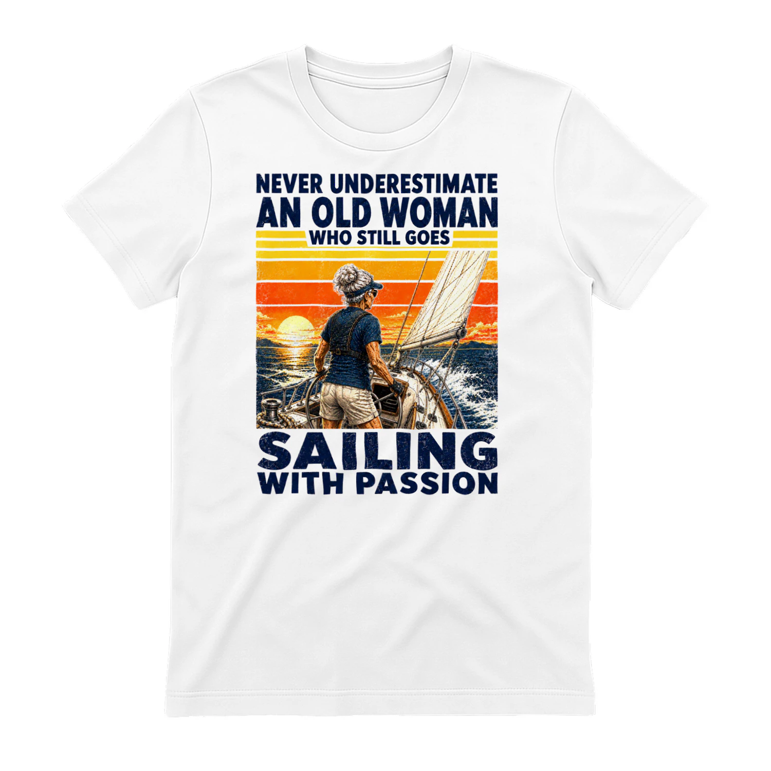 TEU1084 Woman Sailing