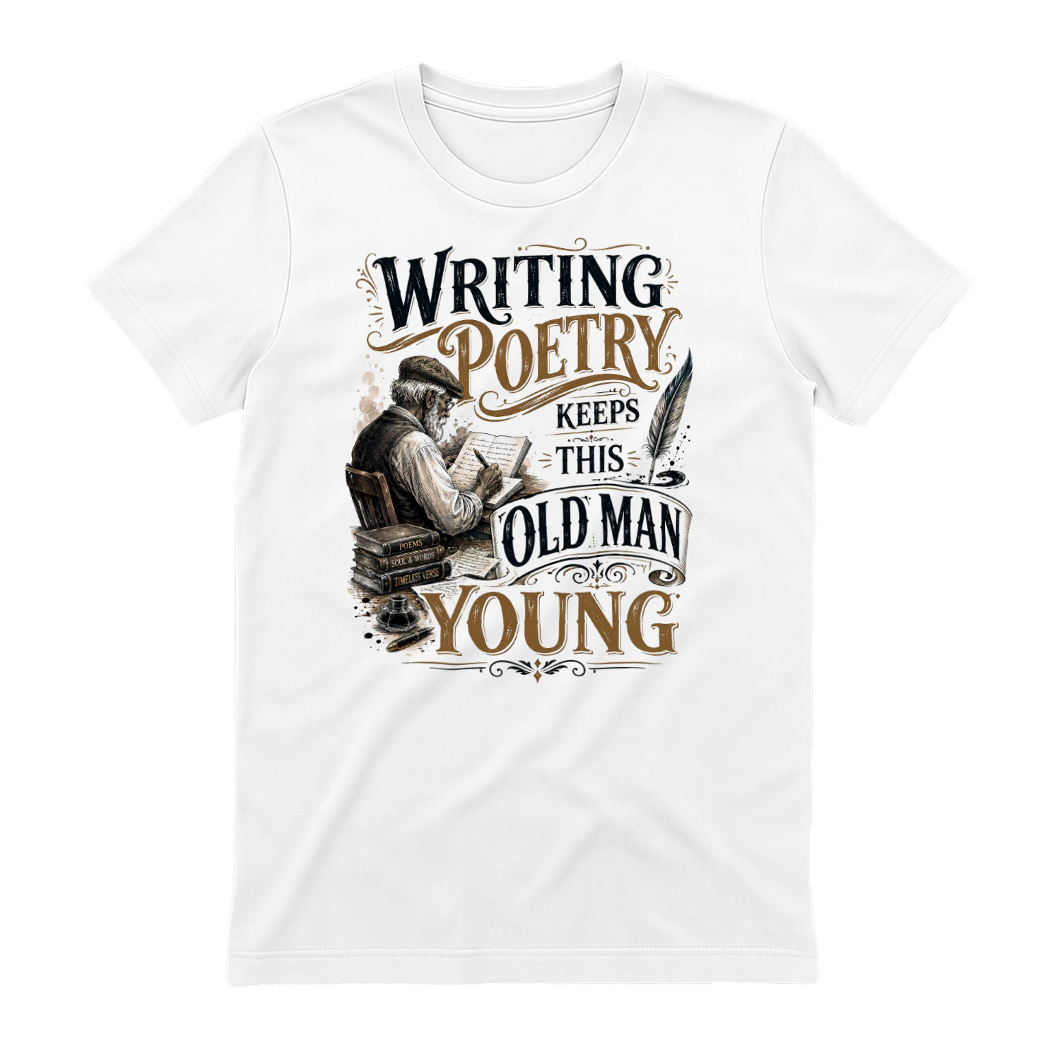 TEU0340 Writing Poetry Keeps This Old Man Young