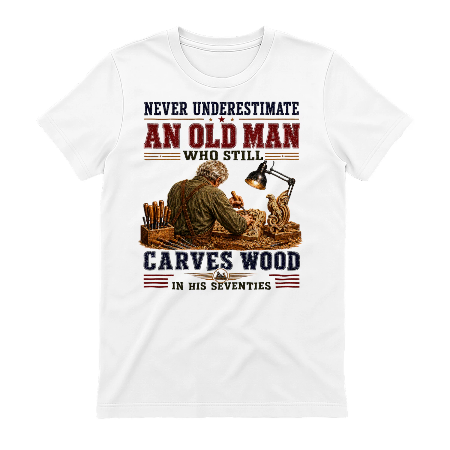 Never Underestimate An Old Man Who Still Carves Wood In His Seventies