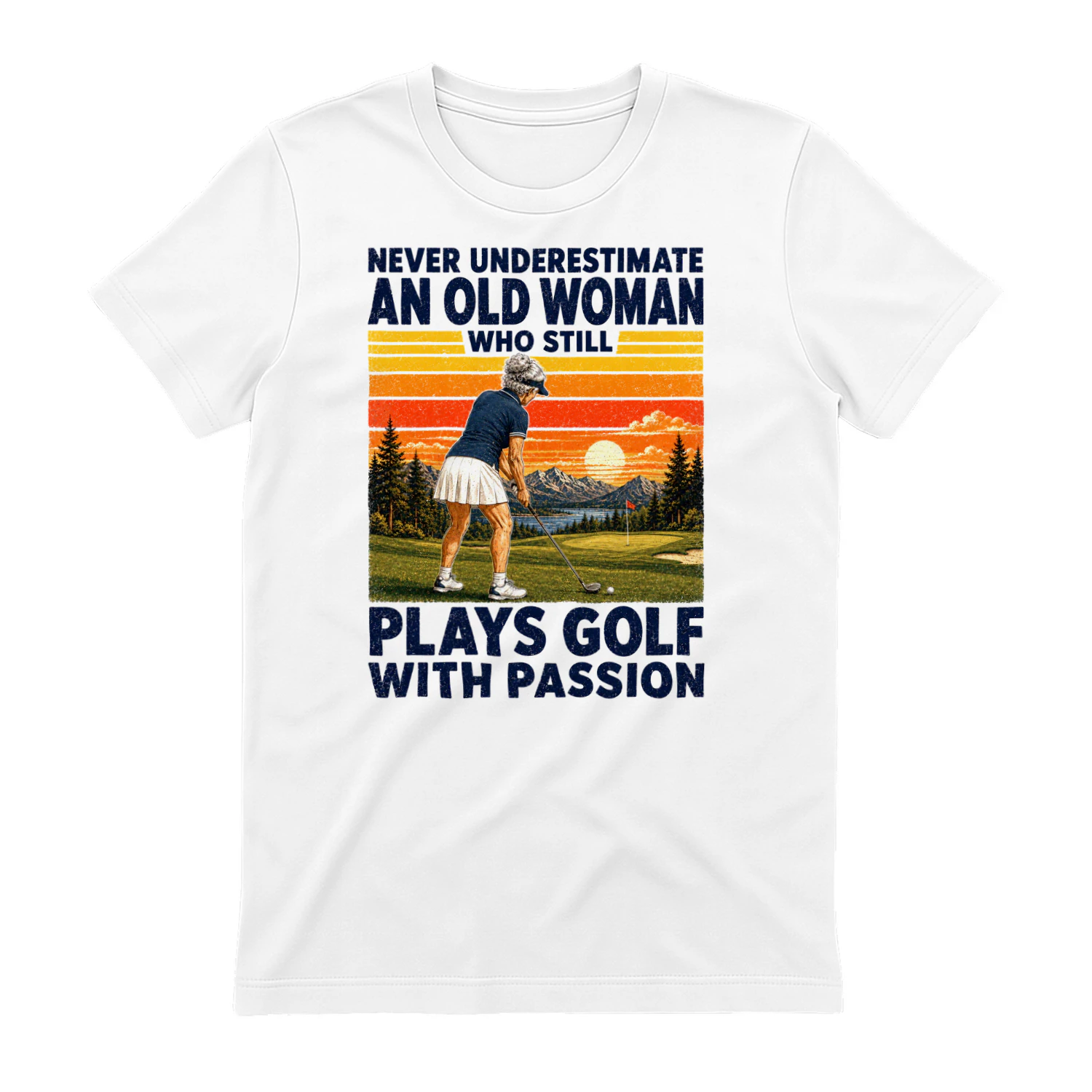 TEU1076 Woman Plays Golf