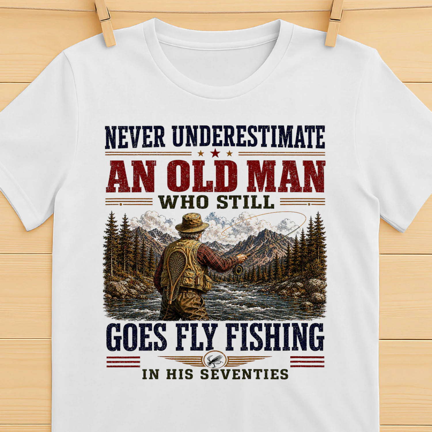 Old Man Goes Fly Fishing