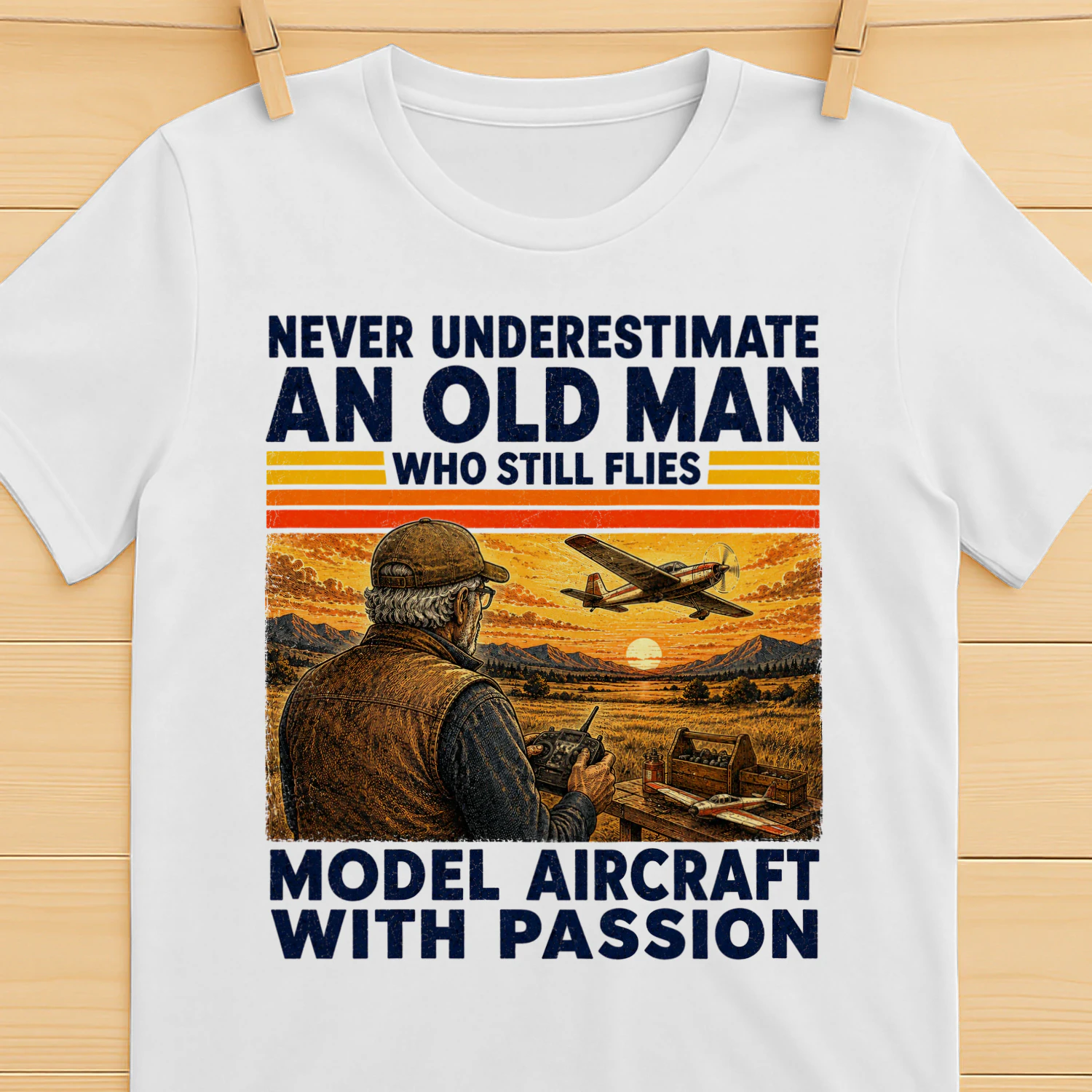 TEU1135 Man Flies Model Aircraft