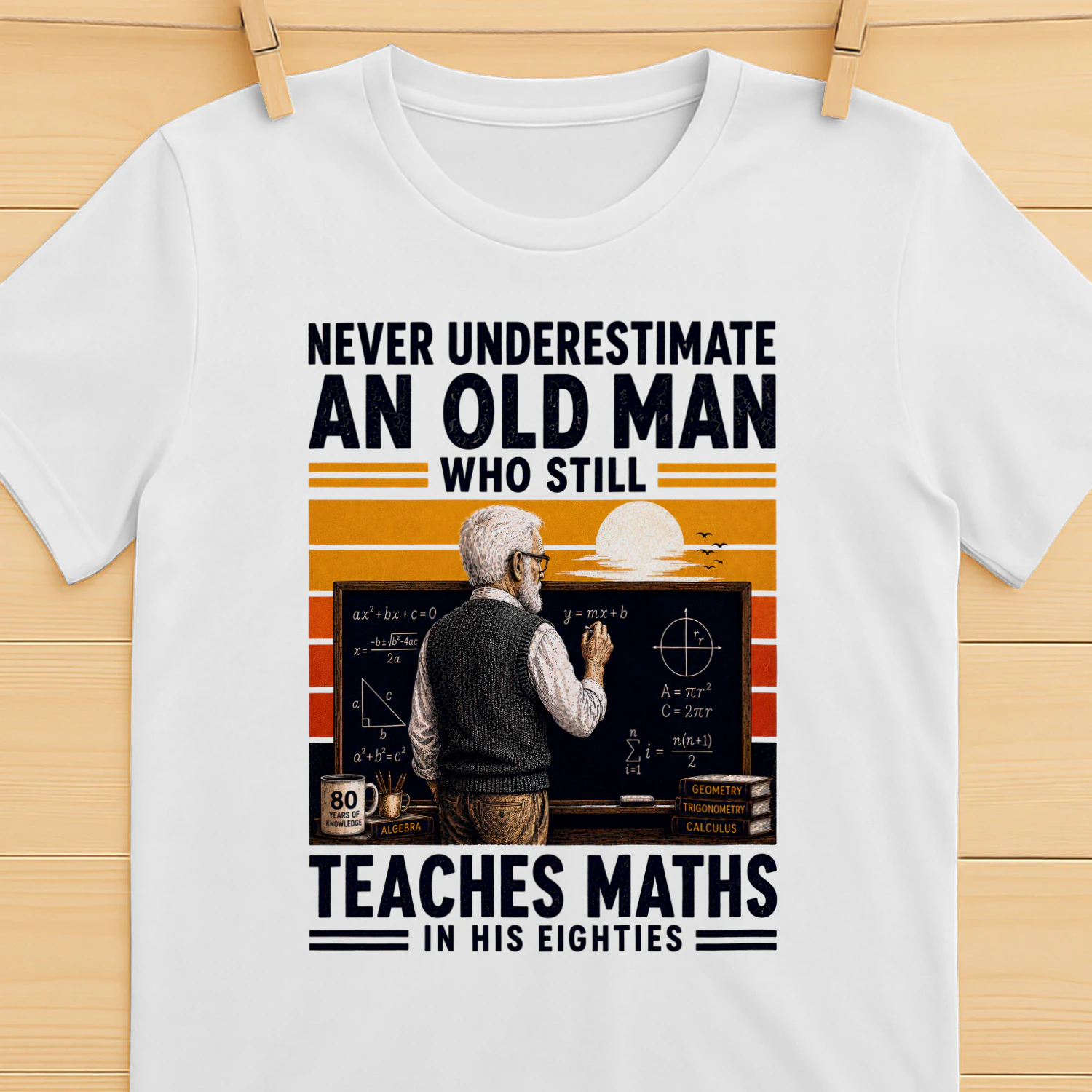 TEU0627 Teaches Maths In His Eighties