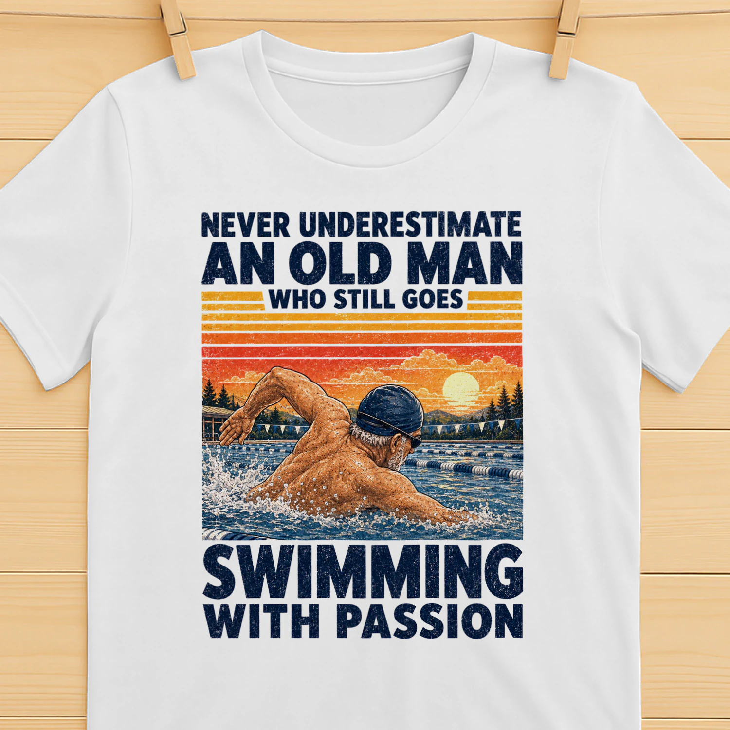 TEU1037 Man Swimming