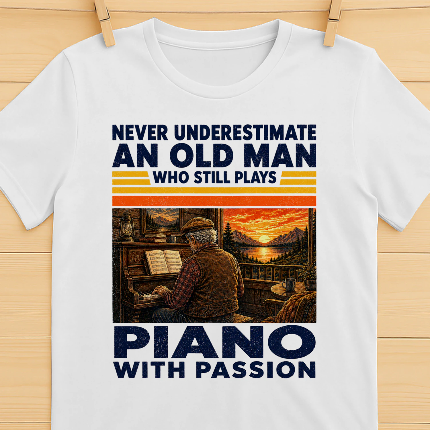 TEU1152 Man Piano