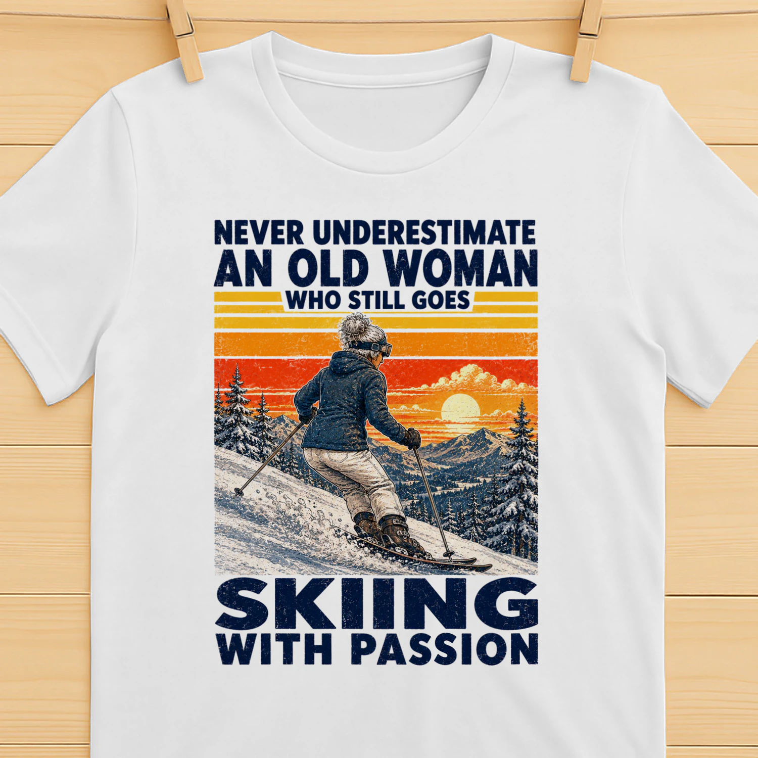 TEU1087 Woman Skiing