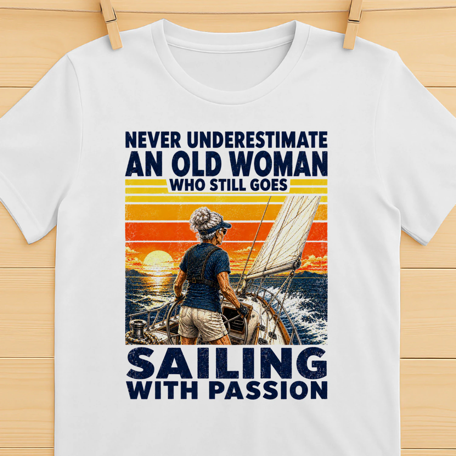 TEU1084 Woman Sailing