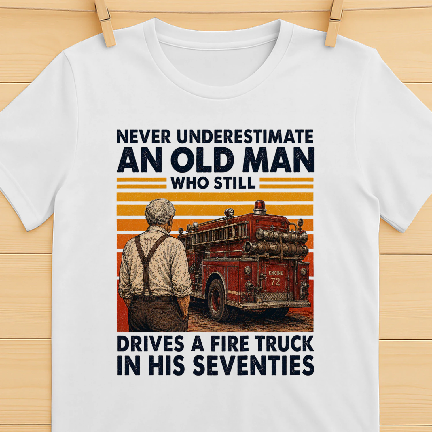 TEU0229 Drives A Fire Truck