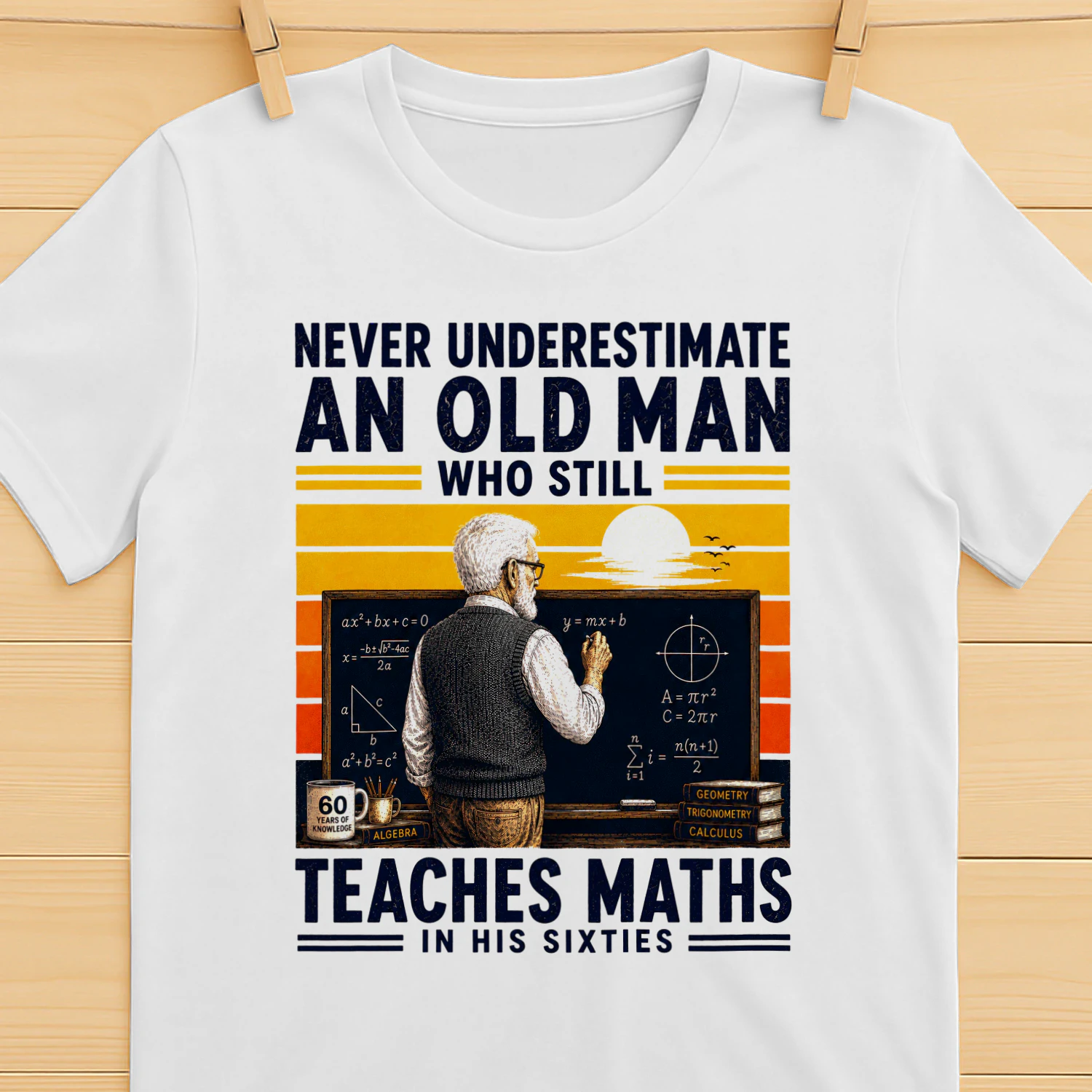 TEU0628 Teaches Maths In His Sixties
