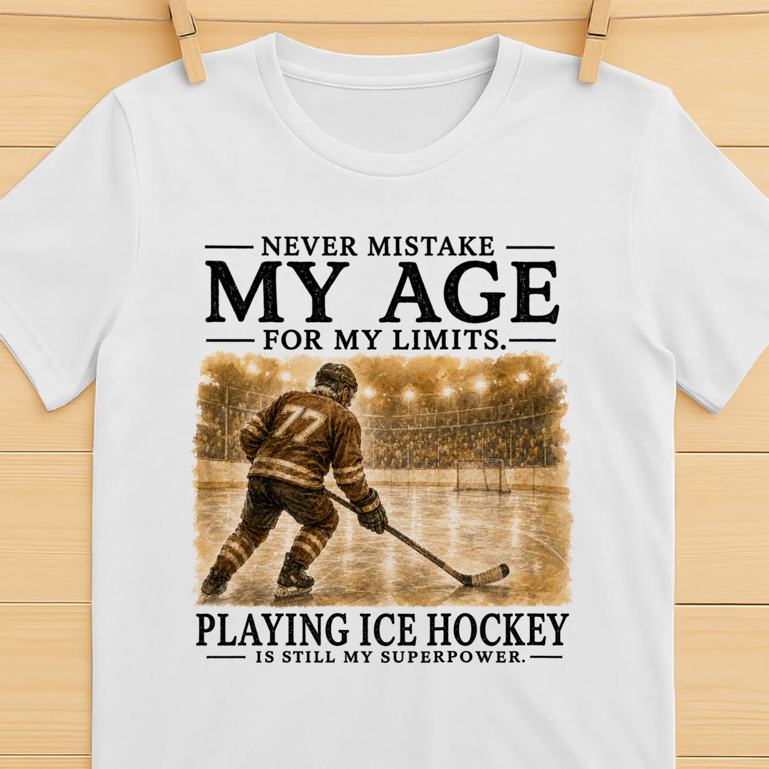 TEU0594 PLAYING ICE HOCKEY