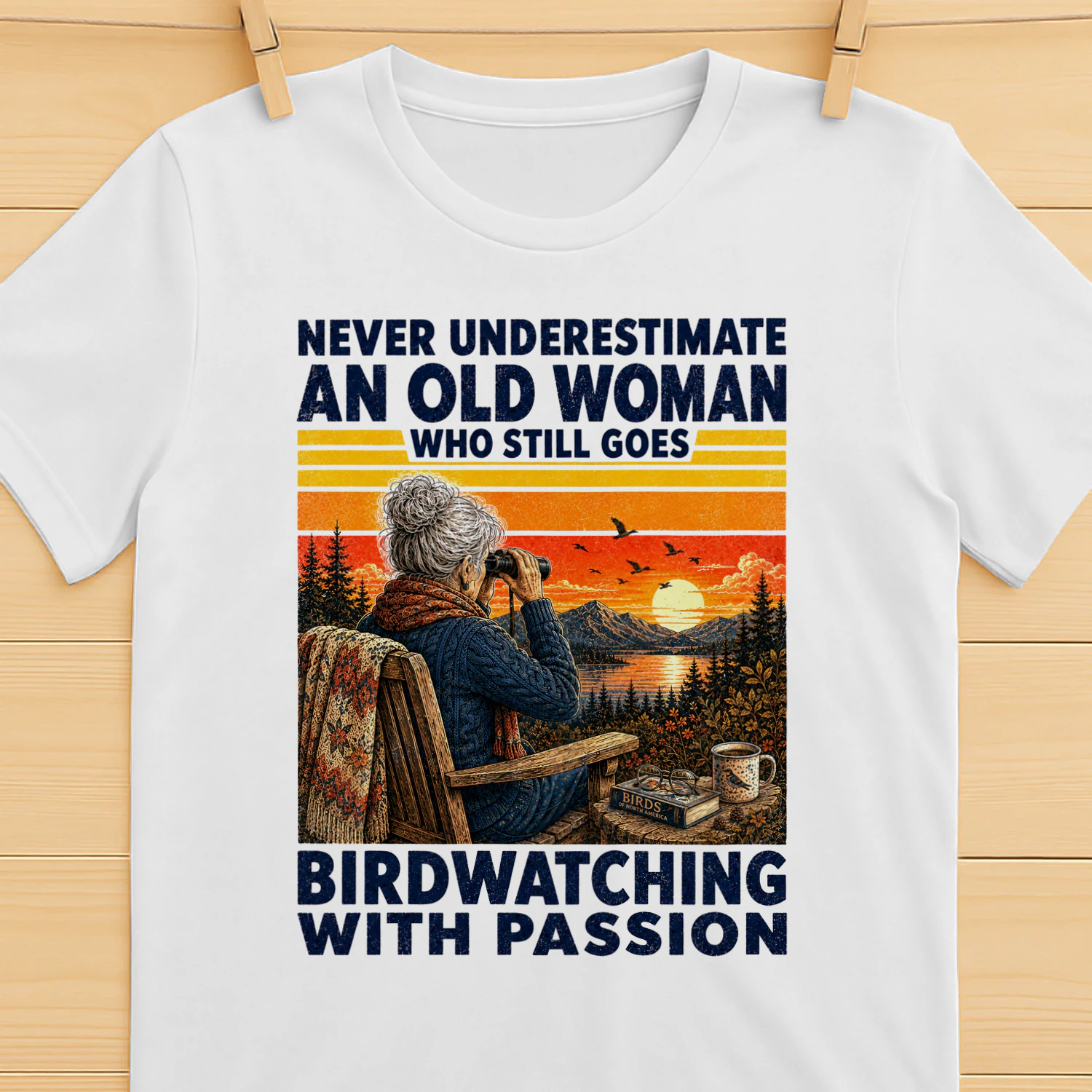 TEU1042 Woman Birdwatching