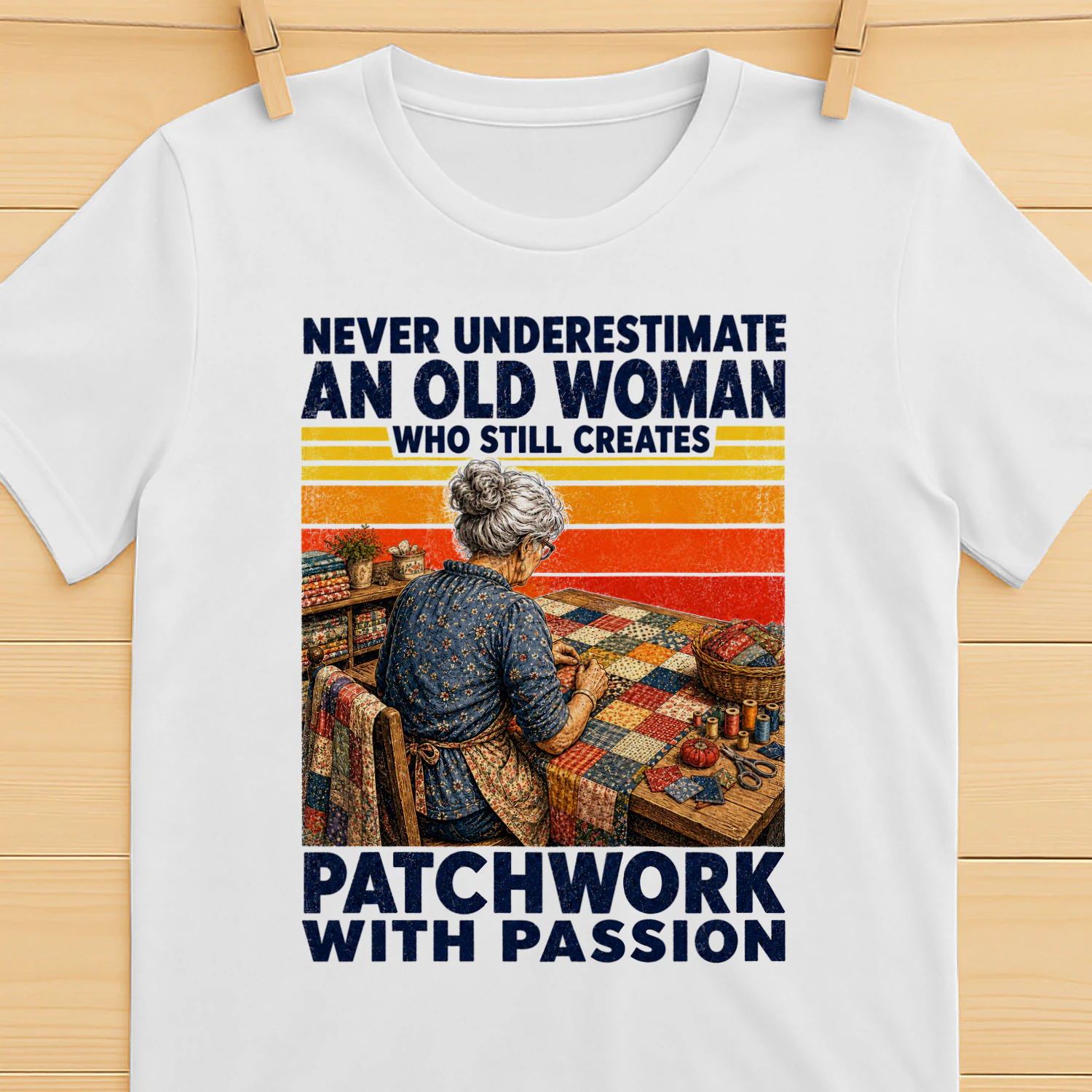 TEU1072 Woman Patchwork