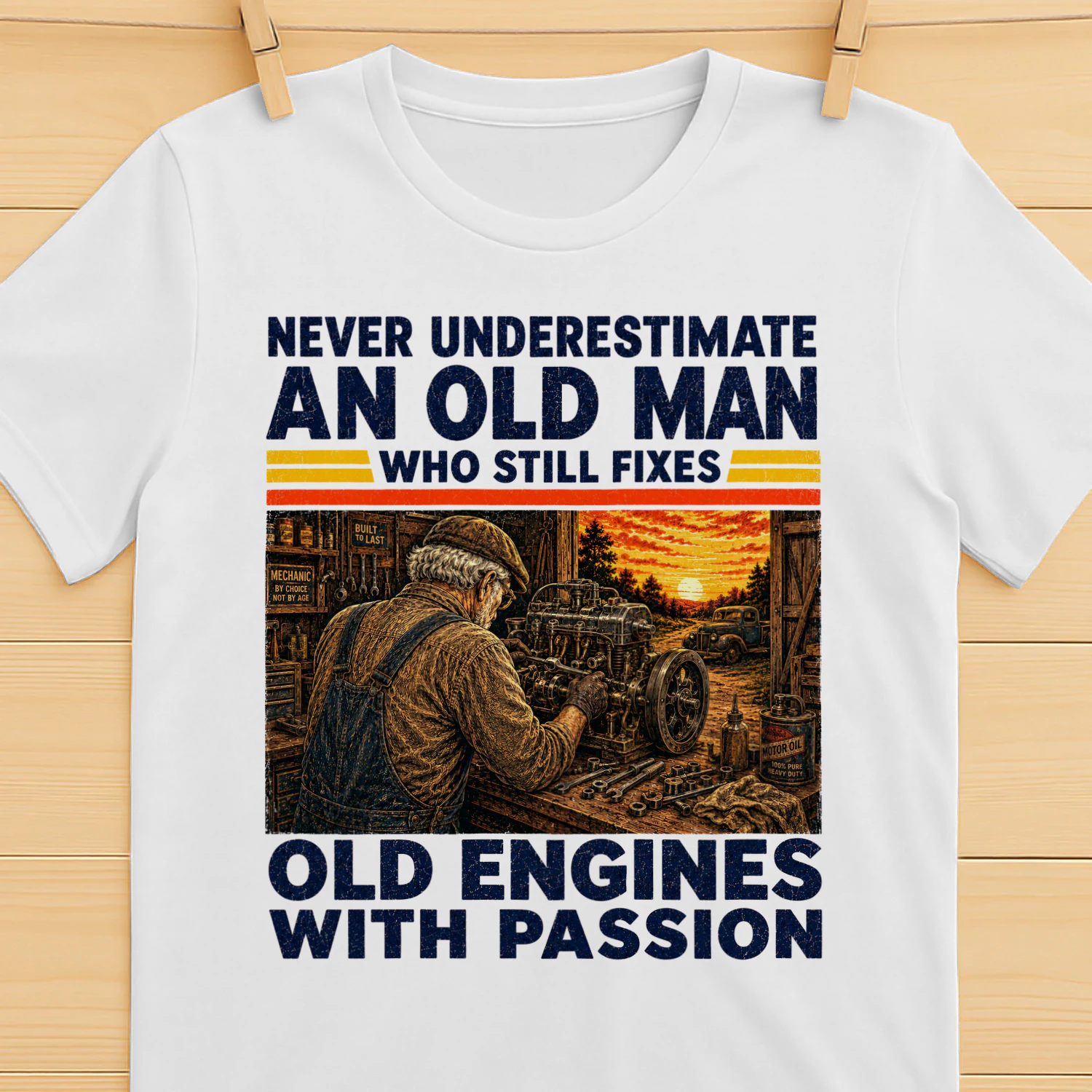 TEU1149 Man Old Engines