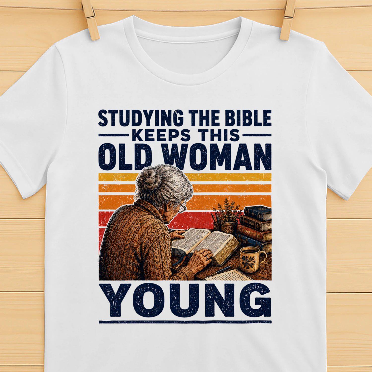 TEU0698 The Bible Old Woman Young