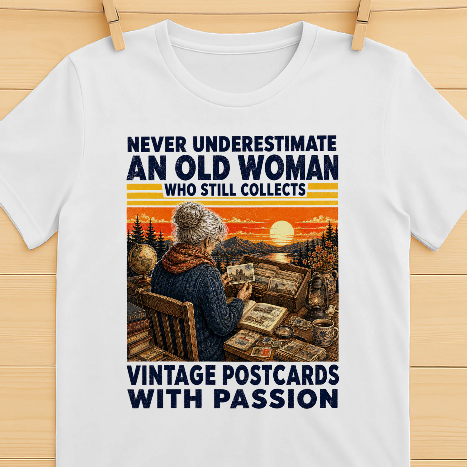 TEU1093 Woman Vintage Postcards