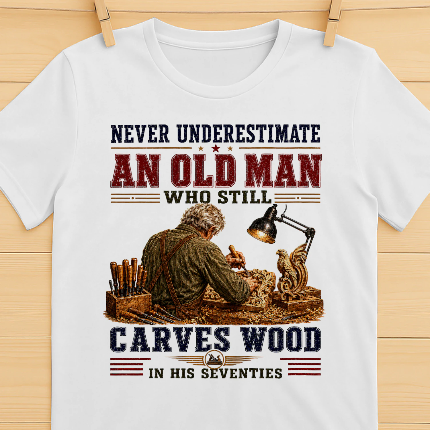 Never Underestimate An Old Man Who Still Carves Wood In His Seventies