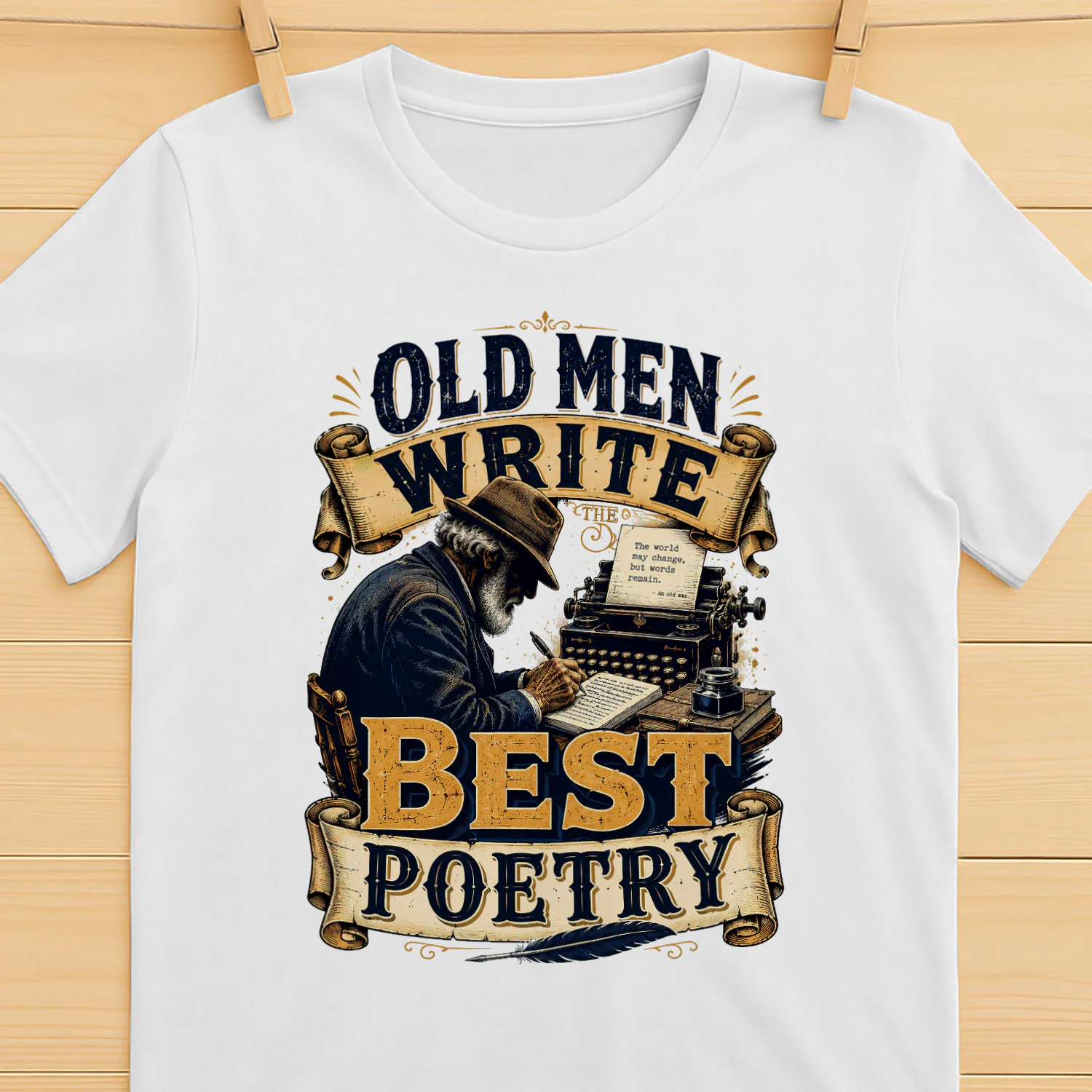 TEU0338 Old Men Write Best Poestry