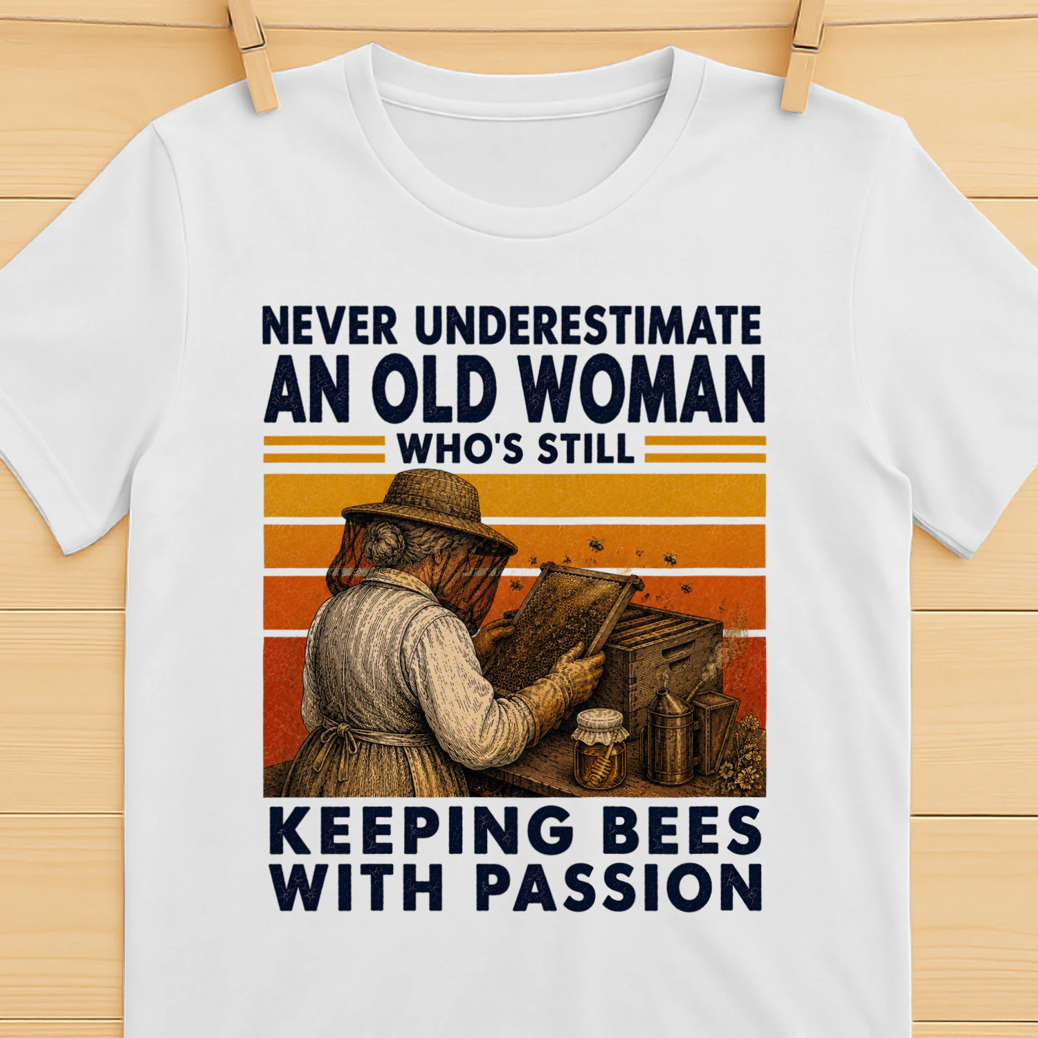 TEU0398 Woman Keeping Bees