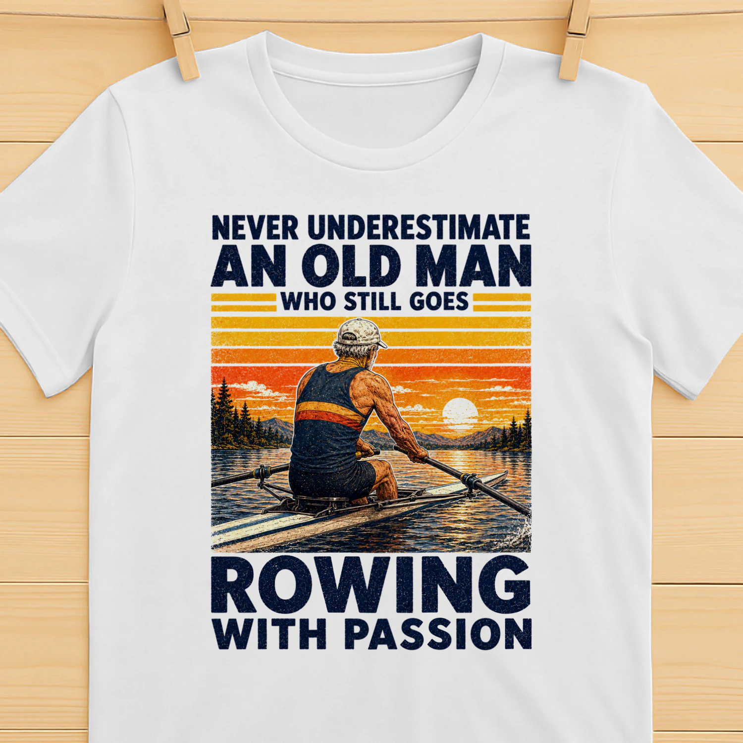 TEU1032 Man Rowing