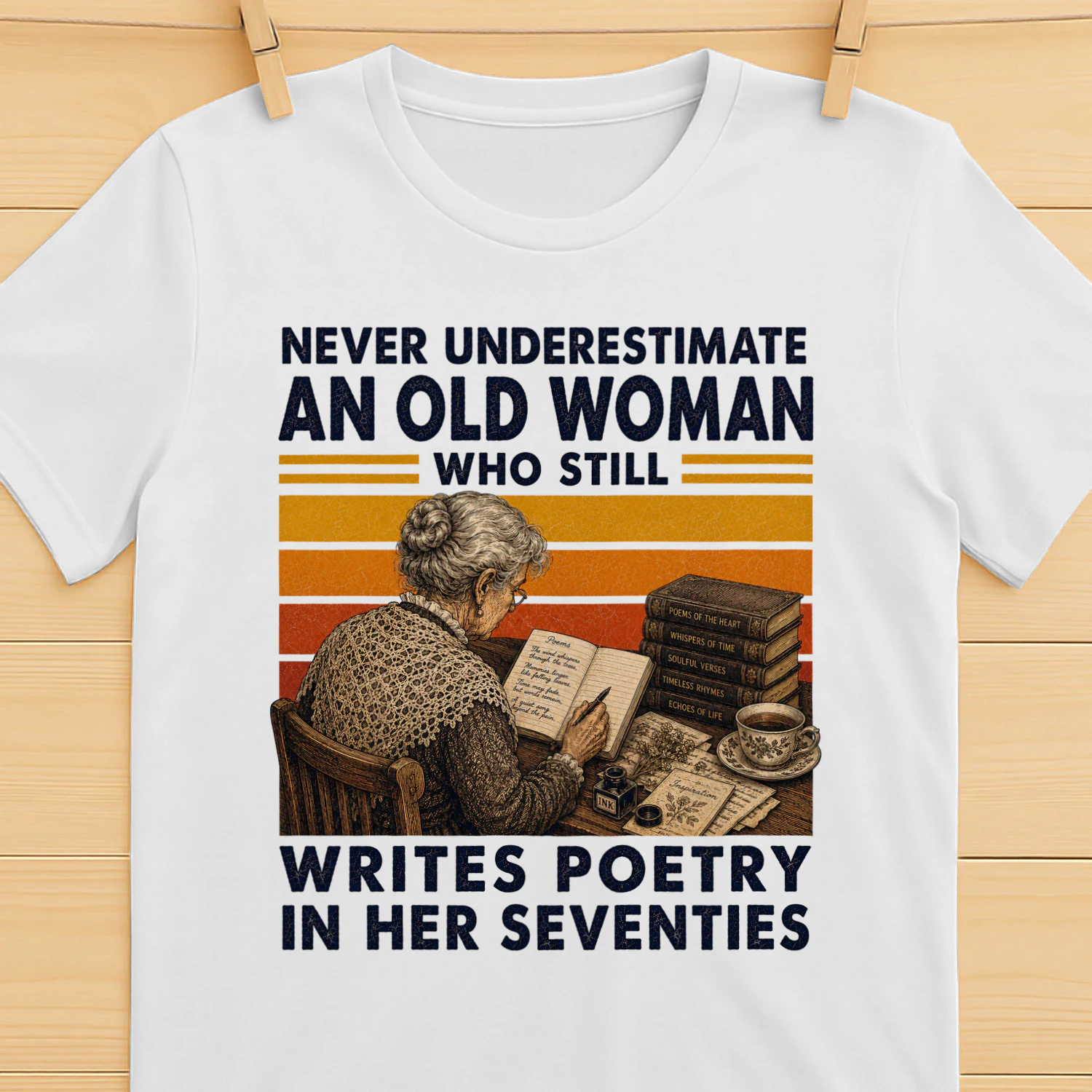 TEU0349 Woman Writes Poetry