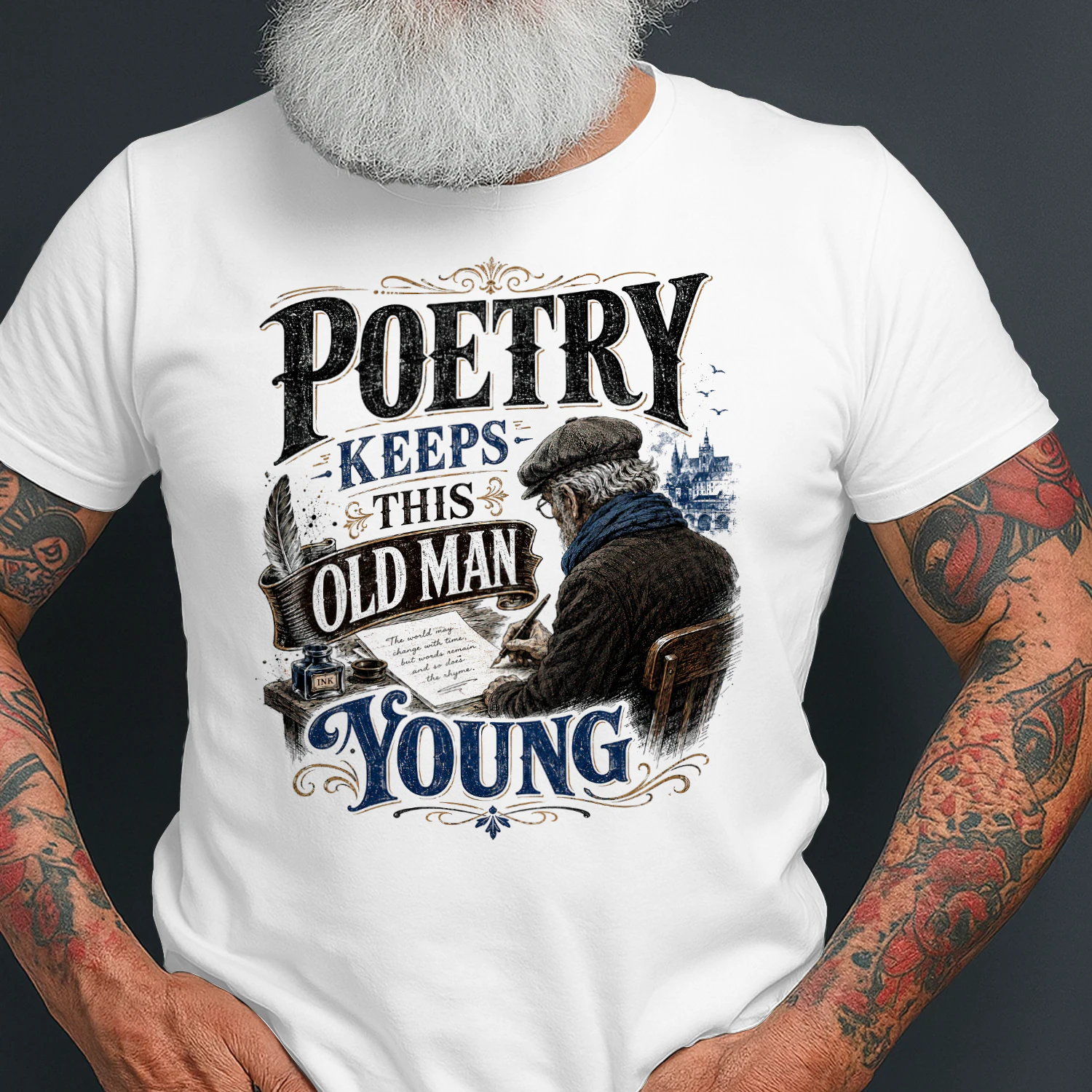 TEU0339 Poetry Keeps this old man young