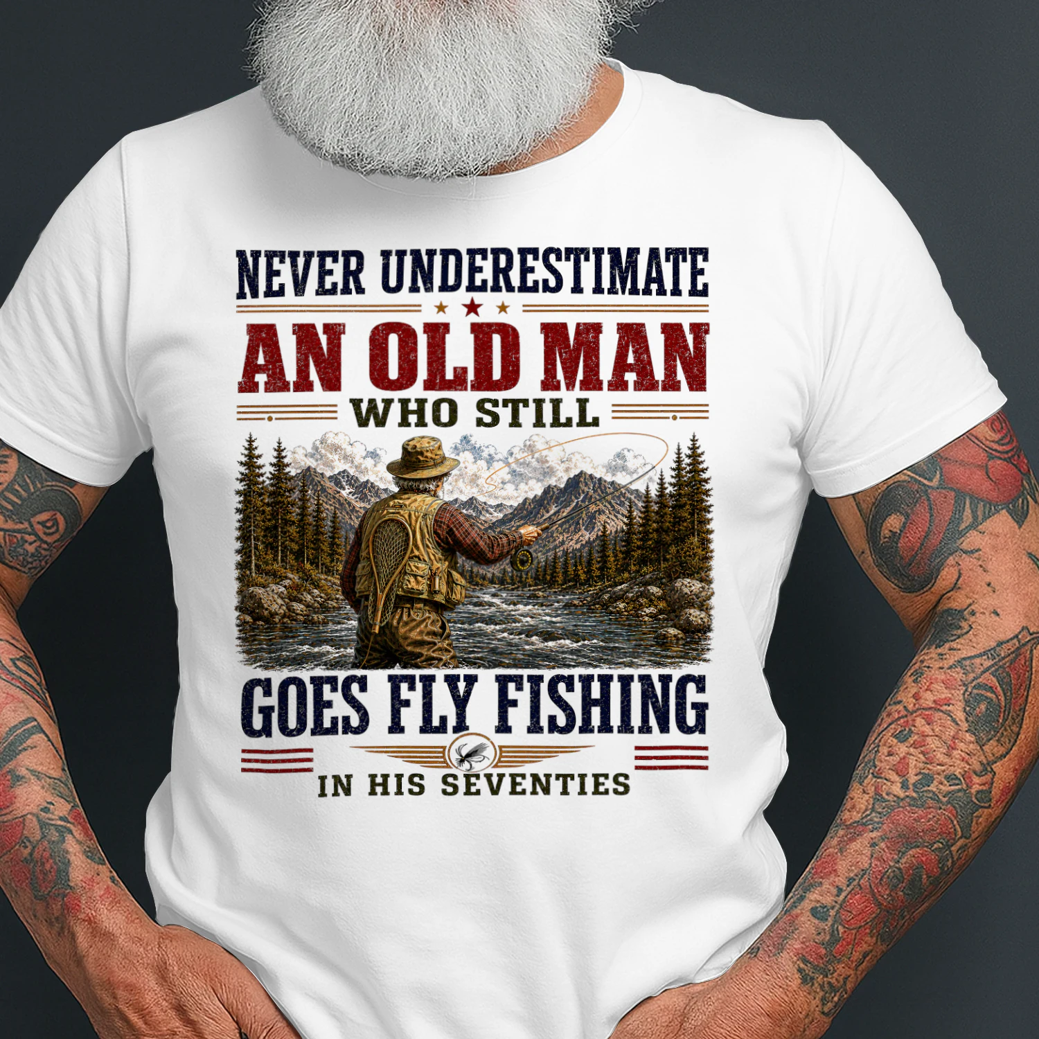 Old Man Goes Fly Fishing