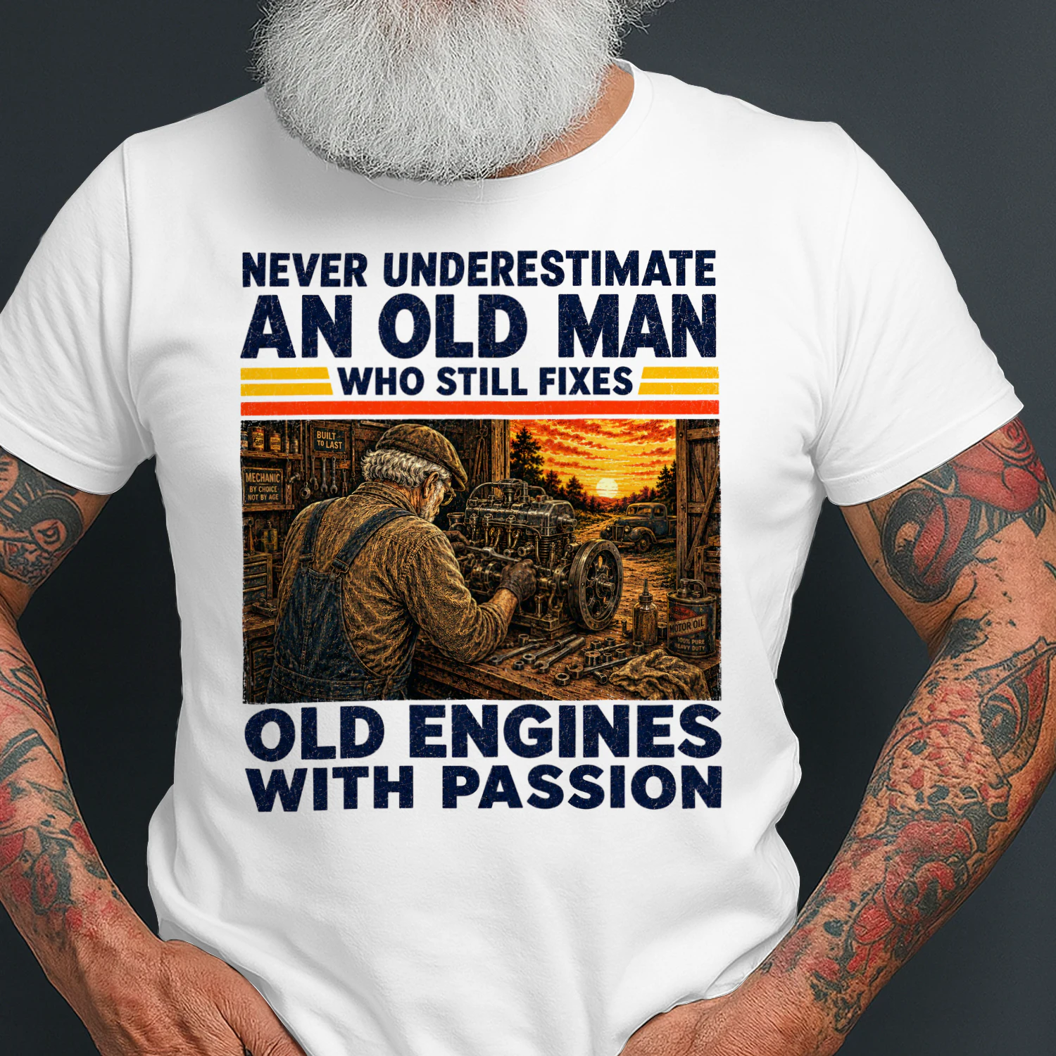 TEU1149 Man Old Engines