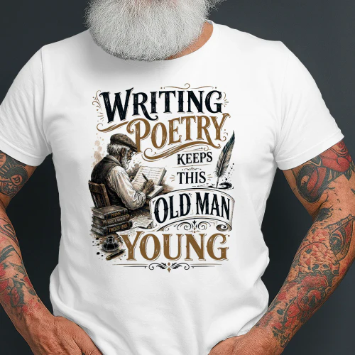 TEU0340 Writing Poetry Keeps This Old Man Young